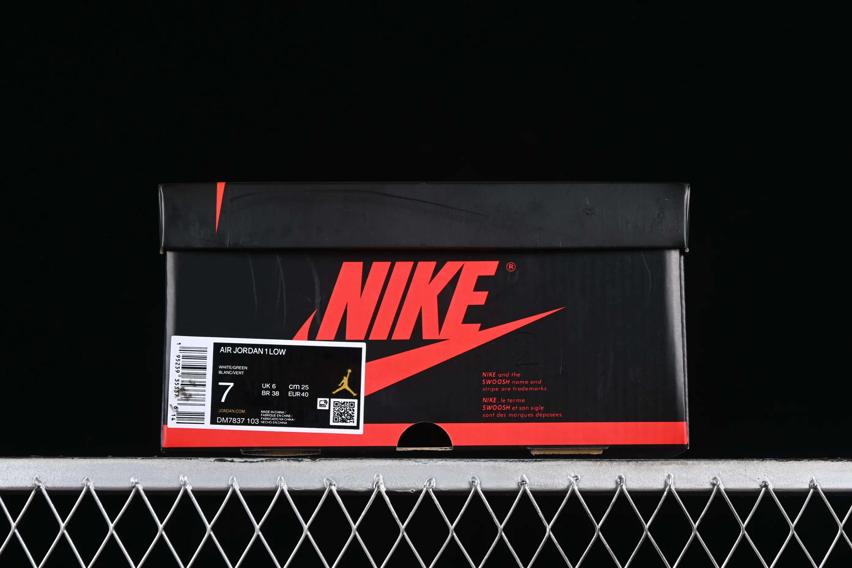 All categories Air Jordan Jordan series basketball shoes Air Jordan 1 Low Z version Air Jordan 1 Low OG AJ1 Joe 1 apple green color low-top basketball shoes DM7837-103